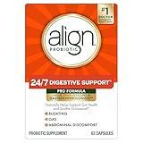 Align Probiotic, Pro Formula, Probiotics for Women and Men, Daily Probiotic Supplement, Helps Relieve Occasional Bloating & Gas*, #1 Doctor Recommended Brand‡, 63 Capsules (Packaging May Vary)