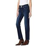 Angels Forever Young Women's Curvy Straight Mid-Rise Jeans, Bora