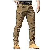 Tactical Pants for Men Cargo Work Pants for Men Breathable Work Pants for Men Work Pants Cargo Work Pants for Men Cargo Camo Pants Hiking Pants Hot Weather Work Pants Men Brown L