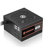ARESGAME AGV Series 750W Power Supply, 80 Plus Bronze Certified, Semi Modular Power Supply, 5 Year Warranty
