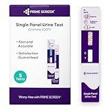 Prime Screen EtG Alcohol Urine Test - at Home Rapid Testing Dip Card Kit - 80 Hour Low Cut-Off 300 ng/mL - WETG-114 (5)