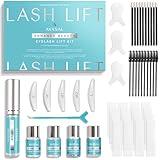 AYASAL Korean Lash Lift Kit: Thio-Free Eyelash Perm Formula for Safe & Long-Lasting Natural Curl - Self Lash Lifting DIY Set for Salon-Quality Results at Home