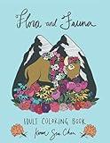 Flora and Fauna: A coloring book for adults