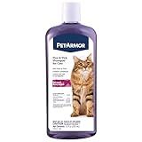 PetArmor Flea and Tick Shampoo for Cats, Coconut Berry Scented Flea Shampoo and Conditioner for Cats, Flea Treatment Kills Fleas and Ticks, 12oz