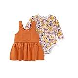 Burt's Bees Baby Baby Bodysuit & Pant Set, Caramel, 0-3 Months