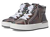 Skechers Kids Girls Street Shoutouts Deluxe Sneaker, Gunmetal, 12 Little Kid