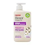 Dicora Urban Fit Shower Cream - Wet Skin Moisturizer for Deep Hydration - Cruelty-Free In Shower Body Lotion - Protein Yogurt and Pistachio - 27.8 oz