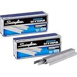 Swingline Staples, 2 Pack, S.F. 4, Premium for Desktop Staplers, 1/4" Length, 210/Strip, 5000/Box (35450)