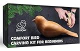 BeaverCraft Wood Carving Kit Comfort Bird DIY Kits for Adults Hobbies Whittling Knife Kit for Beginners & Kids Adult Craft Kits Wood Carving Knife Set