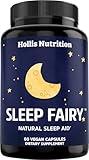 SLEEP FAIRY Natural Sleep Aid | Melatonin 10mg, Magnesium Glycinate 500mg, L-Theanine, B6, 5-HTP, GABA, Valerian Root & Ashwagandha | Herbal Sleeping Pills for Adults | Vegan Sleep Pills | MADE IN USA