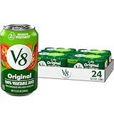 V8 Original 100% Vegetable Juice, 11.5 fl oz Can (24 Pack)