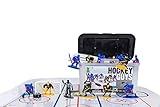 Kaskey Kids NHL Hockey Guys, Rangers vs. Bruins, 27 Pieces in Each Set, Includes 2 Teams, Accessories, and Travel Storage Case, Nostalgic Sports Action Figures for Imaginative Play, Ages 3 and Up