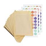 Goalfly 100 Pcs Bakery Bags with Window, 5.1 x 7.5 Inches Paper Cookie Bags, Pastry Bag for Baked Goods, Cookies, Treats, Candies, Sandwiches (Brown)