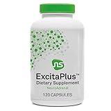 NeuroScience ExcitaPlus - Extra Strength L-Tyrosine & Rhodiola Supplement for Energy and Adrenal Health Support - Helps Reduce Tiredness and Fatigue (120 Capsules / 2 Month Supply)