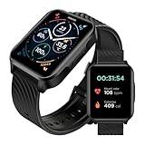 Motorola Moto Watch 70 - Health and Fitness Bluetooth Smartwatch for Every Day Wear, Advanced Health Features, Up to 10 Days Battery Life - Compatible with Android and iOS, Phantom Black
