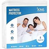 DMI Waterproof Mattress Protector and Mattress Cover, Encased Zippered Fit, Twin, Packaging may vary