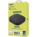 onn Android TV 4K UHD Streaming Device with Voice Remote Control & HDMI Cable