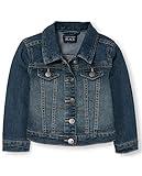 The Children's Place Baby Girls And Toddler Girls Basic Denim Jacket,China Blue,9-12MOS