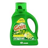 Gain + Aroma Boost Liquid Laundry Detergent, Original Scent, 61 Loads, 88 fl oz, HE Compatible