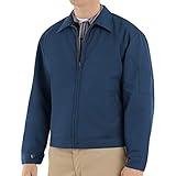 Red Kap mens Slash Pocket Quilt-lined Jacket work utility outerwear, Navy, Medium Tall US