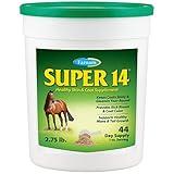 Farnam Super 14 Healthy Skin & Coat Supplement for Horses, Keeps Coats Shiny & Gleaming Year-Round 2.75 Pound, 44 Day Supply