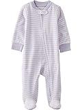 little planet by carter's unisex-baby Sleep and Play made with Organic Cotton, Lilac Stripes, 3M