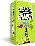 Cards Vs Gravity Pro: Includes Travel Bag and Extra Cards | Fun Family Game for 2-8 Players, Best Holiday & Thanksgiving Game - Online Exclusive Version with Extra Cards