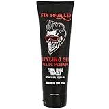 Fix Your Lid Styling Gel for Men's Hair - Firm Hold with Fuller Look - Strong Hold Gel for All Men's Hair Types & Styles - Easy To Wash Out - 8.5 Oz