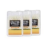 SPF 30 Sunscreen Multi-Pack by L'AUTRE PEAU | Travel Size Sunscreen for Men, Women, and Kids | Non-Greasy Water Resistant | Tropical Scent | TSA Approved | (3 Pack Sunscreen Credit Card Spray)