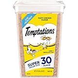 Temptations Classic Crunchy and Soft Cat Treats Tasty Chicken Flavor, 30 oz. Tub