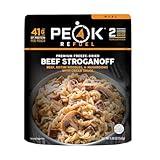 Peak Refuel Beef Stroganoff | Freeze Dried Backpacking and Camping Food | Amazing Taste | High Protein | Real Meat | Quick Prep Meals