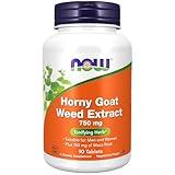 NOW Foods Supplements, Horny Goat Weed Extract 750 mg Plus 150 mg of Maca Root, Tonifying Herb*, 90 Tablets, for Sexual Health