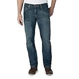 Levi Strauss Signature Gold Men's Straight Fit Jeans, Bigfoot, 44W x 32L