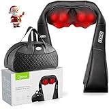 cotsoco Shiatsu Back Neck and Shoulder Massager with Heat,Deep Tissue 3D Kneading Pillow, Electric Full Body Massager for Legs,Foot,Body Muscle Pain Relief,Gifts for Mom Dad