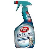 Simple Solution Cat Extreme Pet Stain and Odor Remover Spray - Enzymatic Cleaner with 3X Pro-Bacteria Cleaning Power, Cat-Formulated Strong Urine Pee Odor Destroyer - 32 Ounces