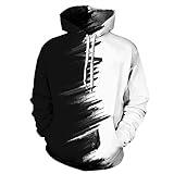 sanatty Unisex Hoodies 3D Print Galaxy Pullover Hooded Sweatshirt Hoodies with Big Pockets for Men, Teen Boy, Women
