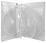 Mediaxpo Premium Standard Clear Blu-Ray 6 Disc Cases 14mm - Ultimate Storage Solution for Blu-ray Discs - Protects from Scratches, Dust, and Dirt - Stores Up to 6 Discs in One Case (Pack of 10)