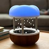 Mindsight ‘Calming Cloud’ Tabletop Water Fountain | Quiet Pump | Splash Resistant | Zen & Nature Décor | Promotes Focus, Stress Relief, Creativity, Sleep | Reminder to Pause & Reset | Home or Desk