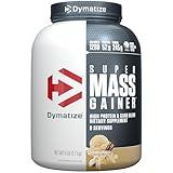 Dymatize Super Mass Gainer Protein Powder, 1280 Calories & 52g Protein, Gain Strength & Size Quickly, 10.7g BCAAs, Mixes Easily, Tastes Delicious, Gourmet Vanilla, Gourmet Vanilla, 6 Pound (Pack of 1)