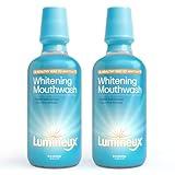 Lumineux Teeth Whitening Mouthwash, 16 Oz. 2 Pack - Peroxide Free - Whitening Without The Sensitivity - NO Alcohol, Fluoride & SLS Free