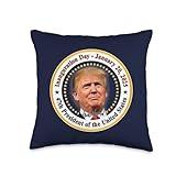 Inauguration Day Souvenir 2025 - Donald Trump 47th President Throw Pillow