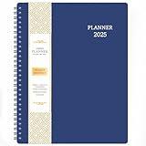 2025 Planner - Jan. 2025 - Dec. 2025, 8" x 10", Planner 2025 Weekly and Monthly Spiral Bound, Flexible Cover, to-Do List, Twin-Wire Binding