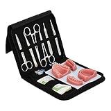 Dental Suture Practice Kit | Complete Suturing Kit Including 4 Suture Pads | Perfect Dentist Gifts | 6 Quality Dental Suture Tools | Suturing Practice | OSCE Dentistry | Perfect Suture Material