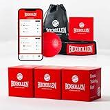 Boxbollen 3-Pack Family Pack - Used by Celebrities - MMA Gear Boxing Ball - Boxing Reflex Ball with Adjustable Strap - Interactive Boxball App Integration (Family 3 Pack, 3.0, Count)