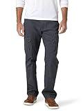 Wrangler Authentics mens Relaxed Fit Stretch Cargo Casual Pants, Anthracite Twill, 38W x 32L US