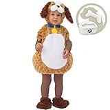 Spooktacular Creations Halloween Baby Puppy Costume for Kids, Toddler Halloween Dress Up Party, Animal Theme Party and Cartoon Characters Themed Party (3T (3-4 yrs))