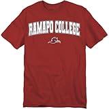 LOGOVISION Ramapo College of New Jersey Arch Logo Unisex Adult T Shirt, Garnet, Medium
