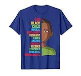 African-Shirt I Am Black Child History American Kids Boy T-Shirt
