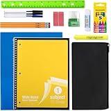 20 Piece School Supplies Pack for K-12 Back to School Supplies Bundle for School Students, Boys and Girls