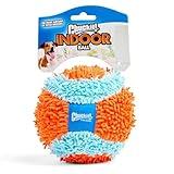 Chuckit! Indoor Fetch Ball Dog Toy for Dogs - Interactive Dog Toys for Boredom, 4.75 Inch, Orange and Blue